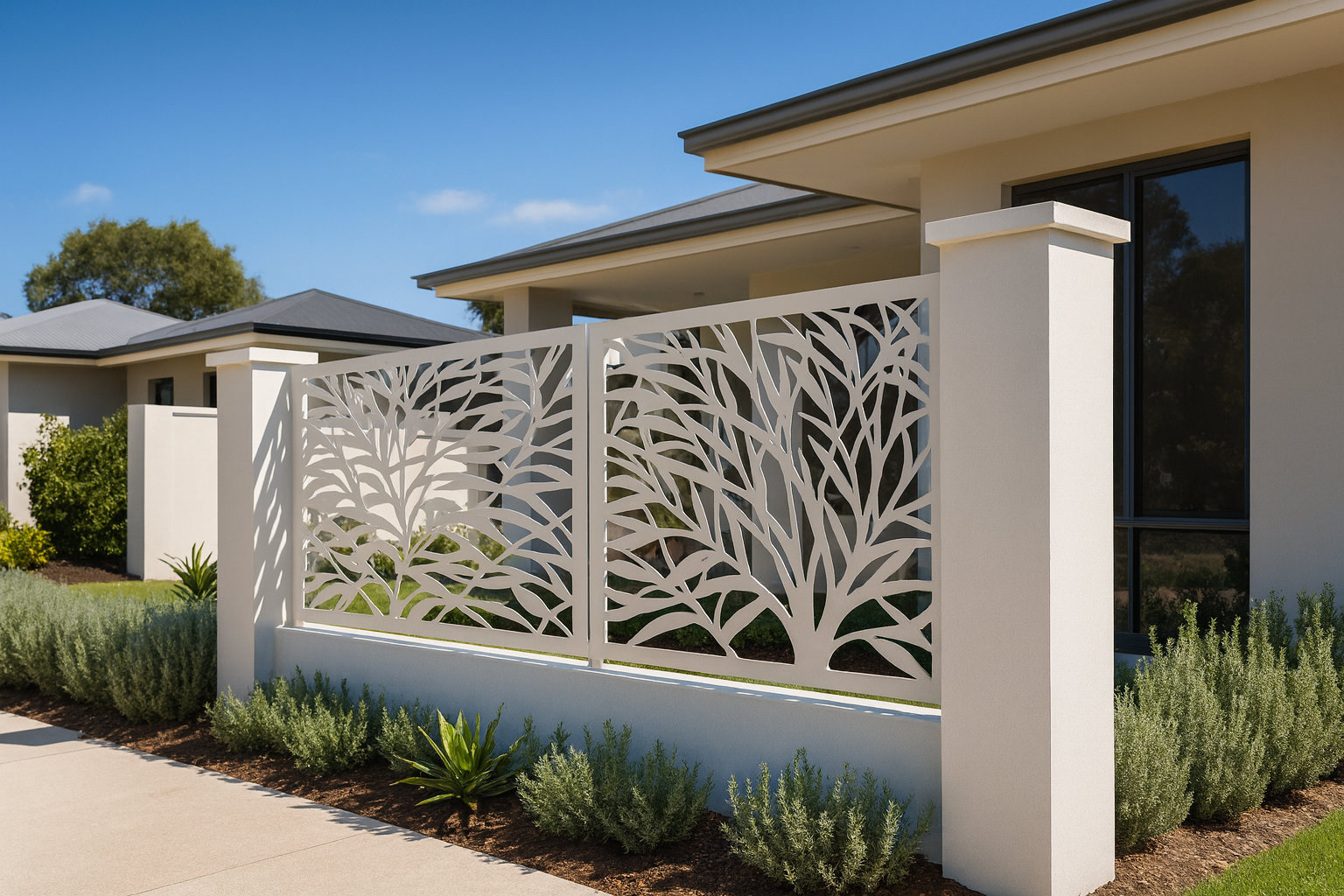 Galvanizirane laserski sječene metalne ograde za unutrašnju i vanjsku upotrebu