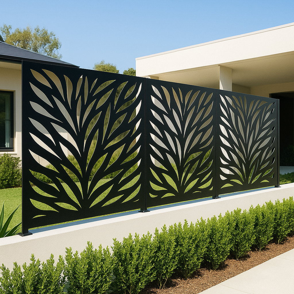 Laserski sječene galvanizirane metalne ograde – debljina 1.5 mm