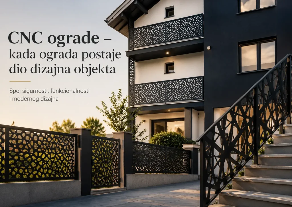 CNC ograde – kada ograda postaje dio dizajna objekta - Balfens ograde i kapije